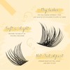 Individual Lashes 144 Cluster Lashes QUEWEL DIY Eyelash Extensions Kit,