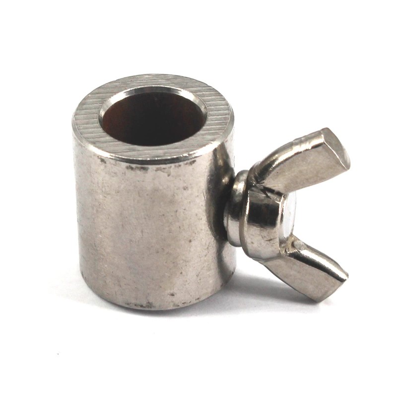(6 Pieces) M6 Hand Twist Wire Rope Clamp 304 Stainless