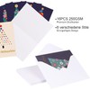 DERAYEE Pack of 16 Christmas Cards, 15.2 x 10.2 cm