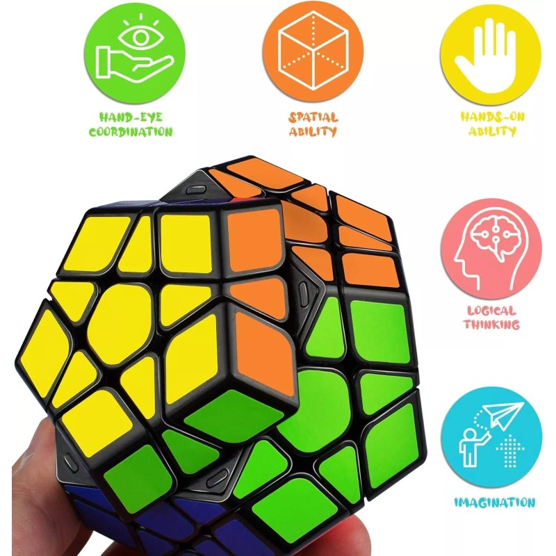 QIYI 12 Sided QiYi Megaminx QiHeng Speed Cube Magic Twist