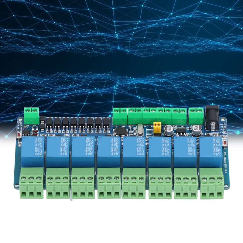 Relay Module 8 Channel Optocoupler Isolated Input Output Board Control
