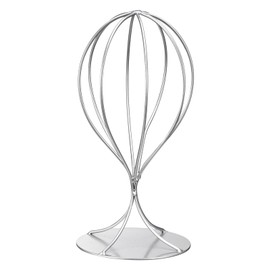QUARKZMAN Hat Display Stand 1 Piece 12 Inch H - Metal Women Wardrobe Hat Stand Durable Stable Table Hat Hat Stand Wigs Holder for Fedora Hat Baseball Hat (Silver)