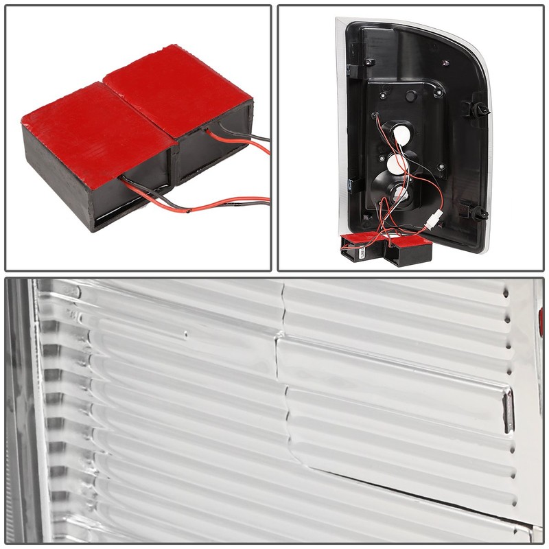 DNA MOTORING TL-CSIL07-LED-3D-CH-CL LED 3D Tail Light Assembly Driver &