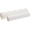 Bright Creations White Paper Cardboard Craft Tube Rolls (50 Pack)