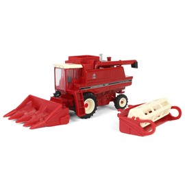 ERTL 1/64 International 1460 Combine w/Rear Wheel Assist, Corn & Grain Head 44460