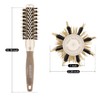 BANGMENG Round Brush with Boar Bristles, 1 inch Barrel, Nano