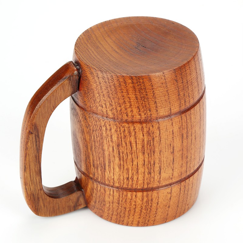Classical Natural Solid Wood Cup Water Teacup Gift Collection Beer