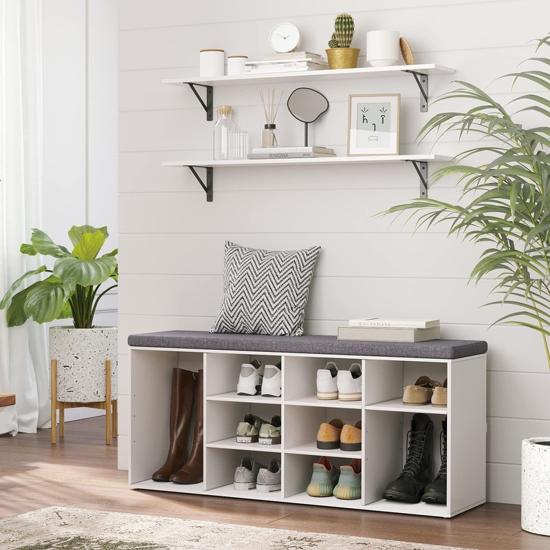 DINZI LVJ Long Wall Shelves, 39.4Inch Wall Mounted Shelves Set