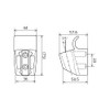 KVK Shower Hanger with Hose Hook (Gray Color Unpacked) ZK12F2B