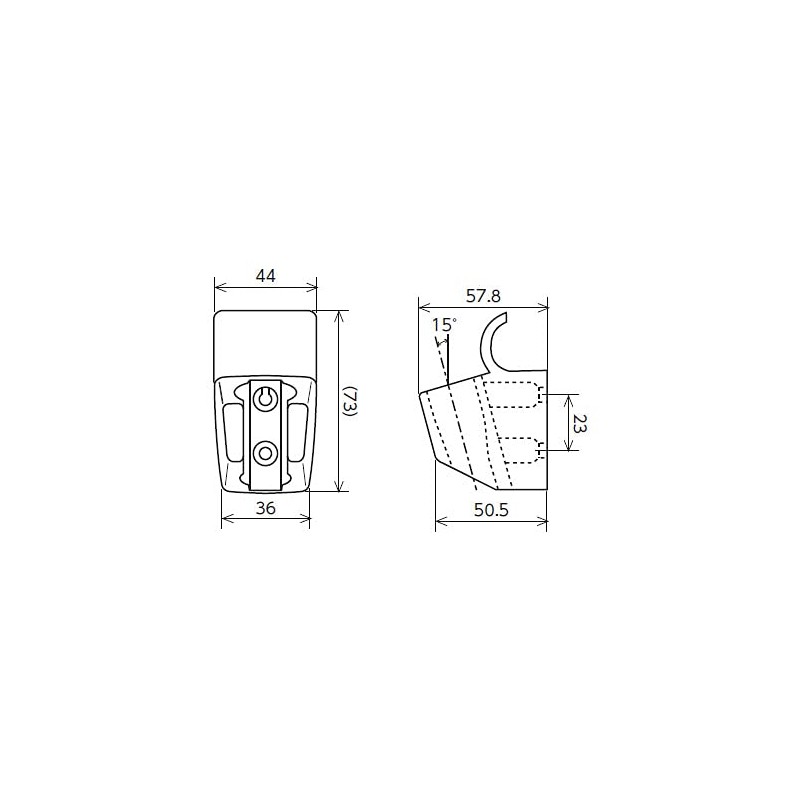 KVK Shower Hanger with Hose Hook (Gray Color Unpacked) ZK12F2B