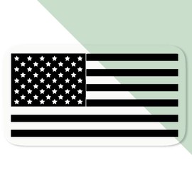 'American Flag' Clear Sticker Decal – Waterproof Film for Windows, Cars, Walls & Crafts, XL (460mm) (DC00024700)