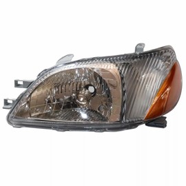 Headlight Headlamp Assembly for Toyota for Echo 2000 2001 2002 Headlights Clear Lens Left Driver Side Headlamps Front Headlight Assemblies 8115052190 (Left Driver Side)
