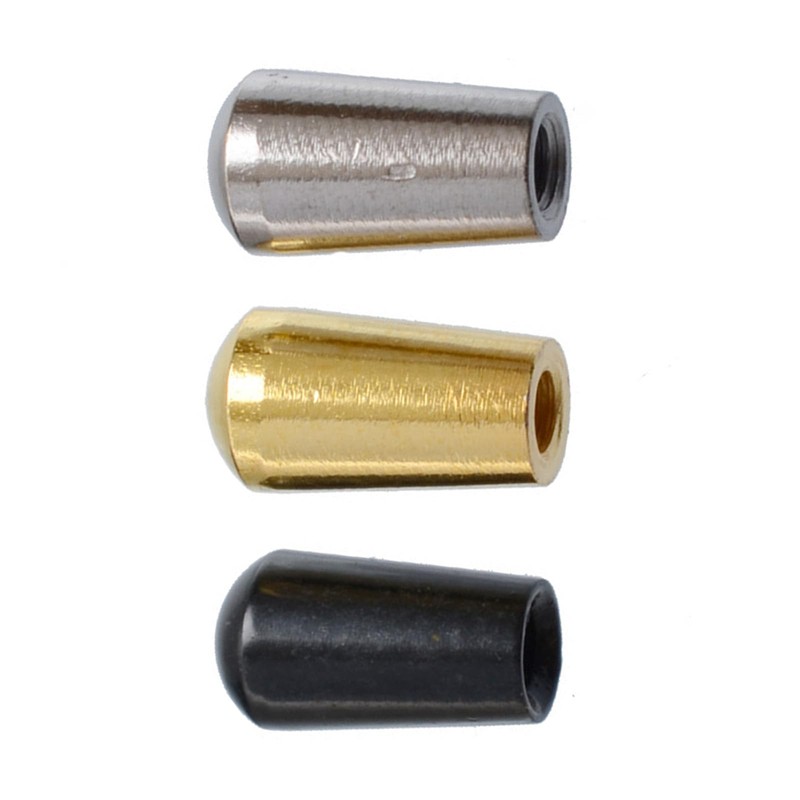 EINCORN 3Pcs Metal Guitar 3 Way Toggle Knobs Tip Caps