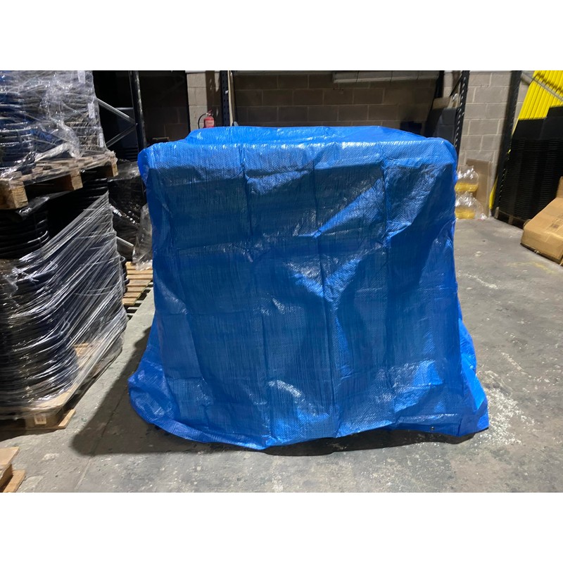 Cost Wise 3m x 3m blue waterproof tarpaulin/builders tarp/garden dry