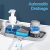 SUBEKYU Silicone Kitchen Soap Tray, Sink Tray for Kitchen Counter/Soap