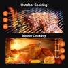 Wireless Meat Thermometer Digital with 4 Probes, Food Kitchen Thermometer