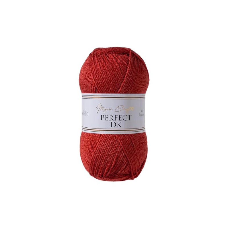 Utopia Crafts DK Double Knitting Yarn, 100g (Red Oxide)