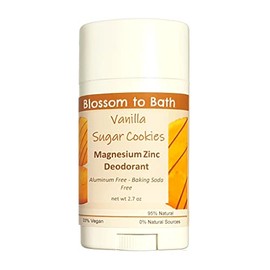 Vanilla Sugar Cookies Magnesium Zinc Deodorant (2.7 ounce) - Phthalate Free Fragrance - Lasts All Day with Scent