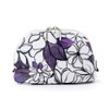 Round Pouch (Small), Anemoneclematis, Botanical Pattern, Flower Pattern, Cosmetic Pouch,