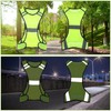 Ptwola Reflective Running Vest High Visibility Running Gear with Large