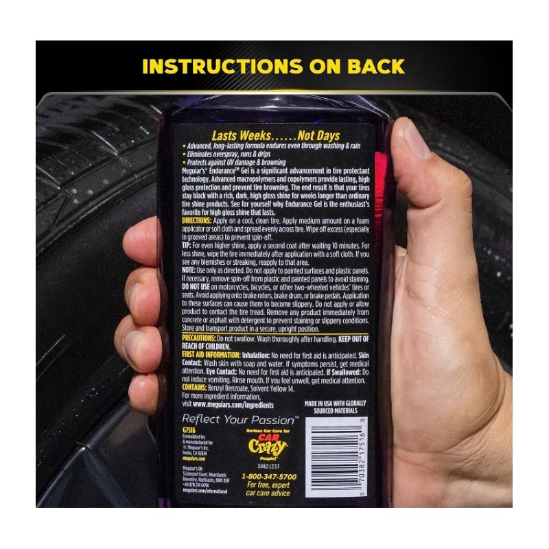 Meguiar's 2 Pack Meguiar’s Endurance Tire Gel - 16 Oz