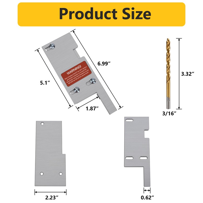 PFCKE Generator Interlock Kit Compatibles with General Electric Vertical Main