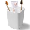 Toothbrush Holder for Bathroom,Clear Acrylic Detachable for Easy Cleaning Multi-Function