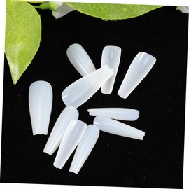 FOMIYES Full Cover Nail Tips 500pcs Long Fake Nails Nail Decals for Diy Nail Art Fashion Party Accessories