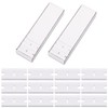FOSHIO Pack of 100 Scraper Blades Plastic Replacement Blades, Razor