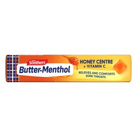 Allens Butter Menthol Honey Centre 10 Lozenges