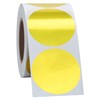 Hybsk Gold Direct Thermal Labels for Shipping, Barcodes, Address, Compatible