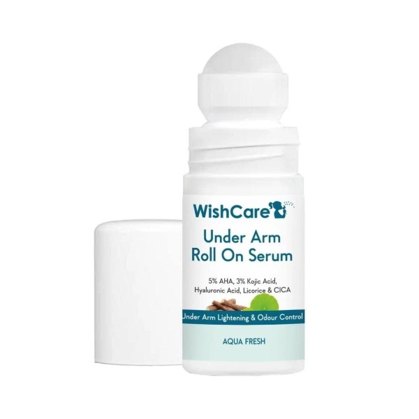 WishCare Underarm Lightening & Odour Control Roll On Serum Aqua