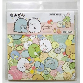 SUMIKKOGURASHI 東洋千代信折り紙 15cm×15cm 12枚/2種