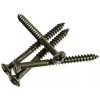 Well Strung   Guitar/Bass Neck Mount Screws Black, Package of 4