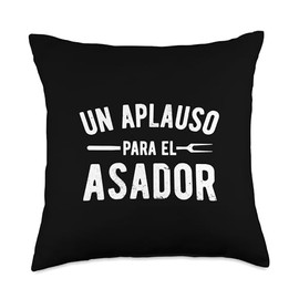 Argentine Grill Parrillero Argentino Argentinian BBQ Grill Throw Pillow
