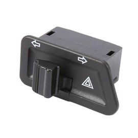 Krovat Turn Signal Switch with Hazard Function Compatible Universal Honda DIO Dio AF27 AF28 AF34 AF35 AF62 Custom Parts Black