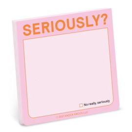 Knock Knock Seriously?! Sticky Note (Pastel Version): Pastel Edition