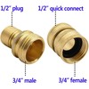 Xiny Tool Pressure Washer Adapter Set, Quick Disconnect Kit With