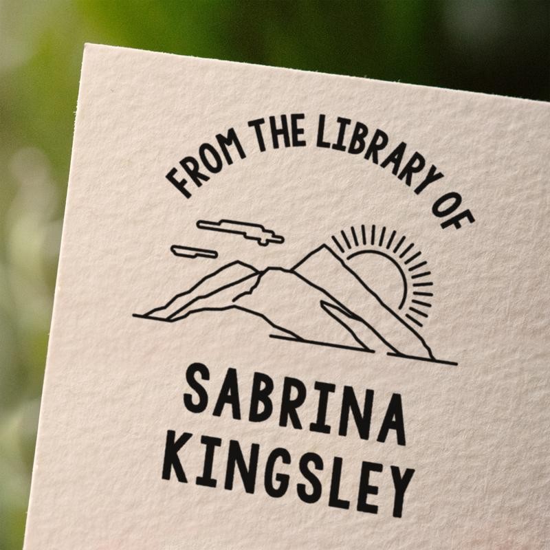 from The Library of Book Stamps | Custom Stamp |