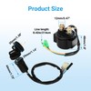 EOPOAYI Starter Solenoid Relay & Ignition Switch with Key Replacement