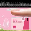 Beetles Tipex Instant Apex Nail Extension Tips Kit Almond/Coffin/Square/Oval/Stiletto/Squaoval Shape
