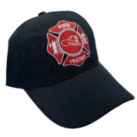 Unbranded Fire Fighter Fireman Firemen Crest Baseball Hat Cap