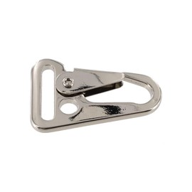B7443 1" Nickel Plate, Sling Lever Snap, Solid Iron