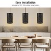 Modern Lampshade Metal Cylindrical Hollow Out E27 E26 Lamp Shade