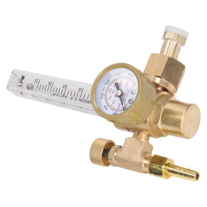 Argon Pressure Regulator Flow Meter Welding Gas CO2 Regulator Gauge