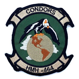 Squadron Nostalgia LLC HMH-464 Condors Patch – Sew On, 4"
