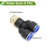 HOPESPANNER Push to Connect Air Fittings 1/2" Y Type Air