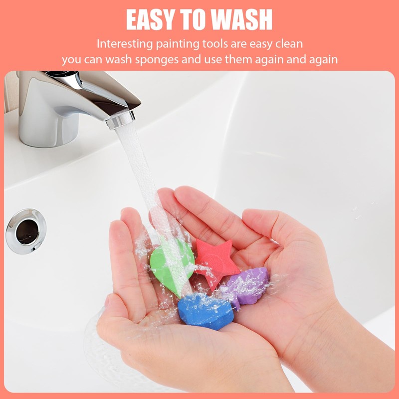 12 Pcs Paint Sponges Sponge Brushes Foam Brushes Sponge Paint