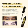 Queen of the Fill Tinted Eyebrow Makeup Gel Cruelty Free