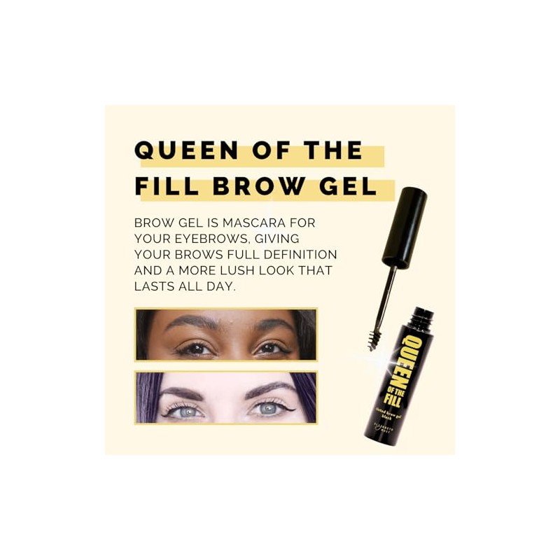 Queen of the Fill Tinted Eyebrow Makeup Gel Cruelty Free